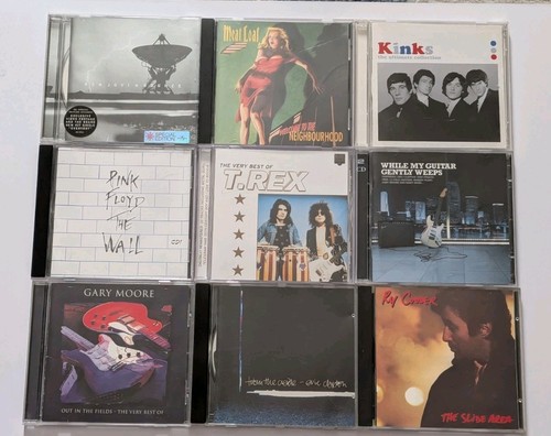 Lot classic rock cd albums - lot,